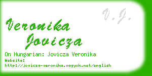 veronika jovicza business card